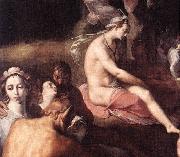 CORNELIS VAN HAARLEM The Wedding of Peleus and Thetis (detail) fdg oil on canvas